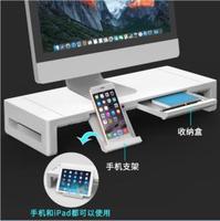 Nouveau support de bureau pliable pour écran, avec tiroir de rangement, support de téléphone portable, en acier allié et ABS, pour la maison, le bureau et les jeux