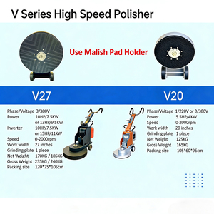 27 Zoll Manuelle Hochgeschwindigkeits-Marmor-Polier- und Terrazzo-Poliermaschine für Betonböden - Product Image 2