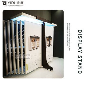 Kệ Mẫu Bảng Kim Loại Xoay Trang Chất Lượng Cao 2023 Kệ Trưng Bày Đá Thạch Anh Nhân Tạo Đá Cẩm Thạch Đá Hoa Cương - Product Image 3