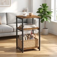 Table basse convertible moderne avec pieds en bois et design fenêtre française pour salon
