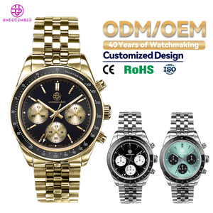 腕時計クロノグラフスポーツ用クォーツ時計304ステンレス鋼男性クォーツ時計超発光 - Product Image 1