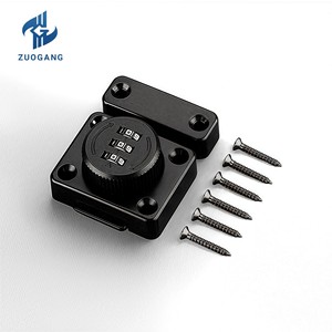 Hiện đại màu đen chống trộm mã khóa cho đồ nội thất nhà punch-miễn phí chìa khóa mở khóa cho tủ quần áo ngăn kéo tủ và cửa bàn - Product Image 3