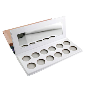 <span class=keywords><strong>Pink</strong></span> Empty Eyeshadow Palette Private Label 12 Color Eyeshadow Palette - Product Image 4