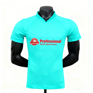 Conjunto de Camisa de Futebol 2526 para Treinamento Respirável Retro 100% Poliéster Unissex com Gola Redonda Nomes e Números da Equipe Impressos por Transferência Térmica - Product Image 3