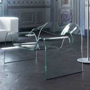 Sedia Moderna da Salotto, Modello Ghost di Cini <span class=keywords><strong>Boeri</strong></span> per Fiam, Sedia per Soggiorno e Uso Esterno in Appartamento - Product Image 2