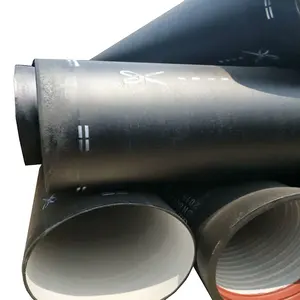 Fabricante profesional 125mm 150mm 300mm 450mm Tubo de hierro dúctil hecho a medida para suministro de agua y tratamiento de aguas residuales