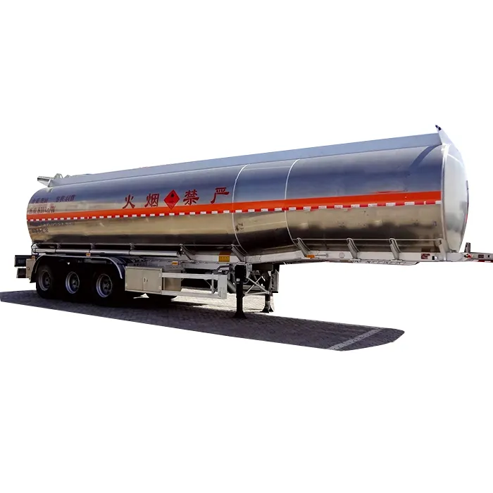 Legierung 8000 Gallonen Aluminium Tanka hänger Saso 42000l Aluminium Öltank Anhänger für Saudi-Arabien