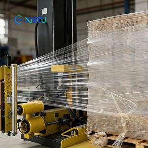 Enrouleur de palettes automatique contrôlé par PLC certifié CE, <span class=keywords><strong>film</strong></span> pré-étiré, protection IP54 pour les applications alimentaires et de boissons - Product Image 2