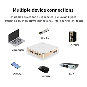 OEM pour Mini Projecteur Intelligent Portable de Poche WiFi LCD 3D LED Android 4000 Lumens Stéréo HIFI Garantie 2 Ans - Product Image 2
