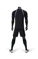 Drapeau personnalisé Arbitre de football Uniforme Paquet Ensemble 7v7 Pas Cher Football Gardien Uniformes pour Équipes