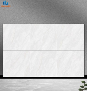 Nouveauté - <span class=keywords><strong>Pierre</strong></span> frittée ultra blanche brillante 1200x1200mm pour sol, mur et salon - Product Image 3