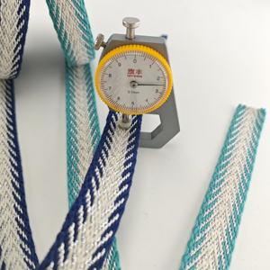 Correas personalizadas de algodón de 7/8 pulgadas, 2,2 cm, Línea Plateada, cinta reflectante en espiga, <span class=keywords><strong>Collar</strong></span> de perro, correa para cámara - Product Image 5