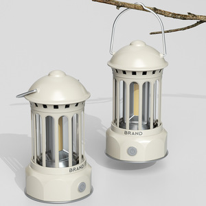 Camping Lantern Rechargeable <b>Battery</b> Warm White <b>Light</b> <b>Indoor</b> Outdoor Decor Gift Lighting ABS Material JD-L800S - Product Image 2
