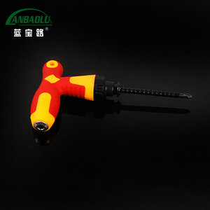 Anbaolu Multi-Functional Quick Change <b>Screwdriver</b> Flat Head Bit Anti-Slip Handle Diy Tool - Product Image 3