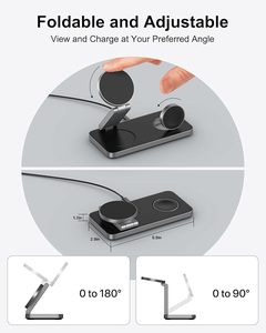Station de recharge sans fil <span class=keywords><strong>3</strong></span> en 1 pour Samsung S26, support de charge magnétique compatible avec les séries Galaxy Fold/Flip, Galaxy Watch - Product Image 6