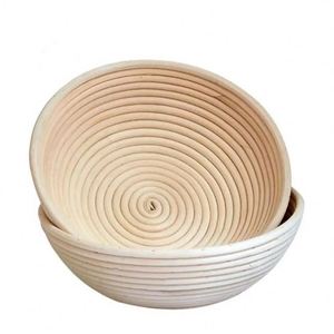 Préparer Banneton pour la première utilisation Panier d'épreuvage du pain 10Mm <span class=keywords><strong>Baneton</strong></span> 9 6 ''Paniers Fermentation Brosse Lin Bakers Couche - Product Image 6