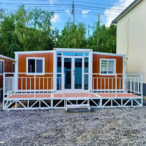 Proveedor manufacturado de expansión rápida, casa prefabricada de Casa contenedor móvil de oficina móvil extensible con 3 habitaciones - Product Image 1