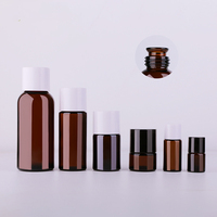 Bouteille de capsules en verre Teal 5ml-125ml Bouteille de fumée de parfum à large bouche protégée par la lumière Bouteille de distributeur de parfum à bouche évasée