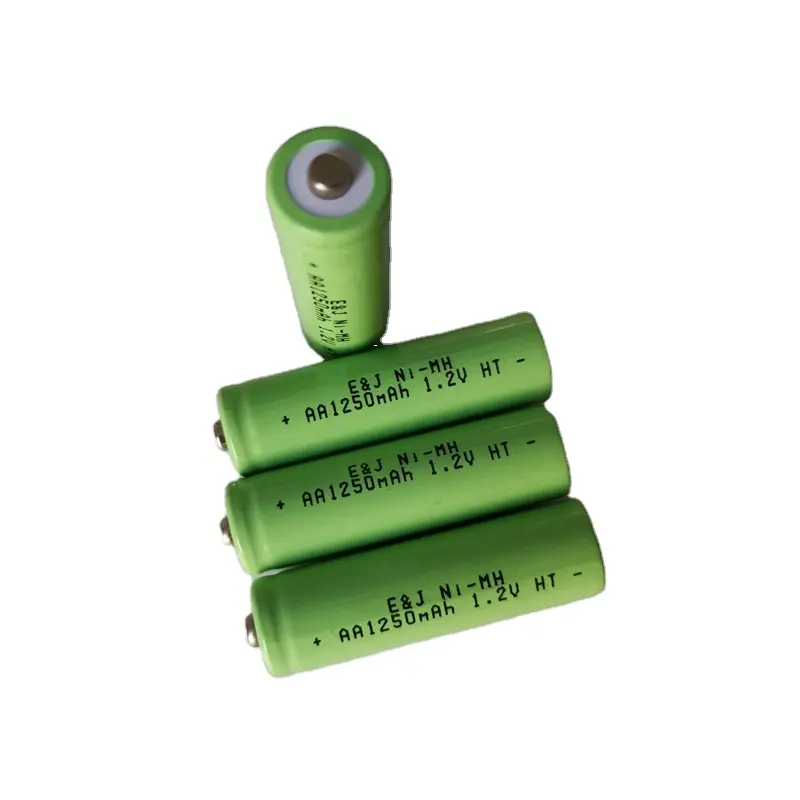 aa battery rechargeable ni-mh battery High Temperature 1.2V AA 1250mah ni-mh rechargeable batteries for Emergency Light