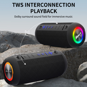 Altavoz Inalámbrico BT5.3 de 30W, IPX6 Impermeable, Altavoz Portátil <span class=keywords><strong>para</strong></span> Exteriores, <span class=keywords><strong>para</strong></span> <span class=keywords><strong>PC</strong></span>, Regalo <span class=keywords><strong>para</strong></span> Ancianos, Niños y Familiares - Product Image 5