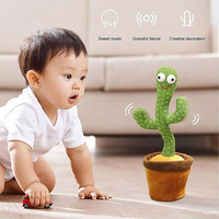 Cactus Dansant Parlant et Chantant, Jouet Décoratif pour la Maison, Chansons Populaires, Vente Chaude
