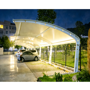 Cochera Cantilever Resistente a la Corrosión con Estructura Tensada para Estacionamiento de Vehículos - Product Image 2