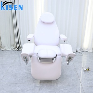 KISEN Nouvelle Arrivée Lit d'examen gynécologique électrique confortable avec fonction massage, Chaise de salon de beauté pour usage en clinique esthétique privée - Product Image 6