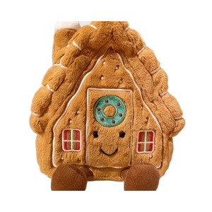Für Jelly Cat Fun Christmas Serie: Niedliches Lebkuchenhaus Plüschtier Puppe als Geschenk für Kinder - Product Image 2