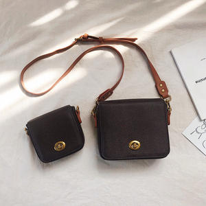 Korean Style <b>Mini</b> Square Bag Dark <b>Chocolate</b> 7 Inch Crossbody Women's Casual Everyday Use - Product Image 4