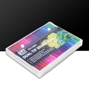 Rotulador de Doble Punta de <span class=keywords><strong>132</strong></span> Colores, Punta de Bala de 0,4 mm, Punta Fina para Dibujar, Rotulador de Acuarela para Letras y Dibujos - Product Image 6