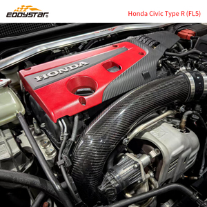 EDDYSTAR Tuyau d'admission d'<span class=keywords><strong>air</strong></span> en fibre de carbone haute performance, système d'admission d'<span class=keywords><strong>air</strong></span> pour augmenter la puissance pour Honda Civic Type R-FL5 - Product Image 2