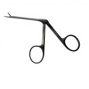 Pince crocodile 8 cm, manche 1 mm, embout droit, instrument de chirurgie générale, certifié CE Classe I, manuel - Product Image 3