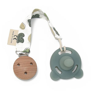 Clip <span class=keywords><strong>Portaciuccio</strong></span> in Tessuto a Forma di Animale Catenella Portasucchietto Sicura in Cotone per Neonati e Bambini Cordino per Capezzoli - Product Image 3