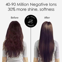 Sèche-cheveux professionnel 2400W compact haute technologie sur pied avec fonction ionique et diffuseur ionique, en plastique, idéal pour les voyages