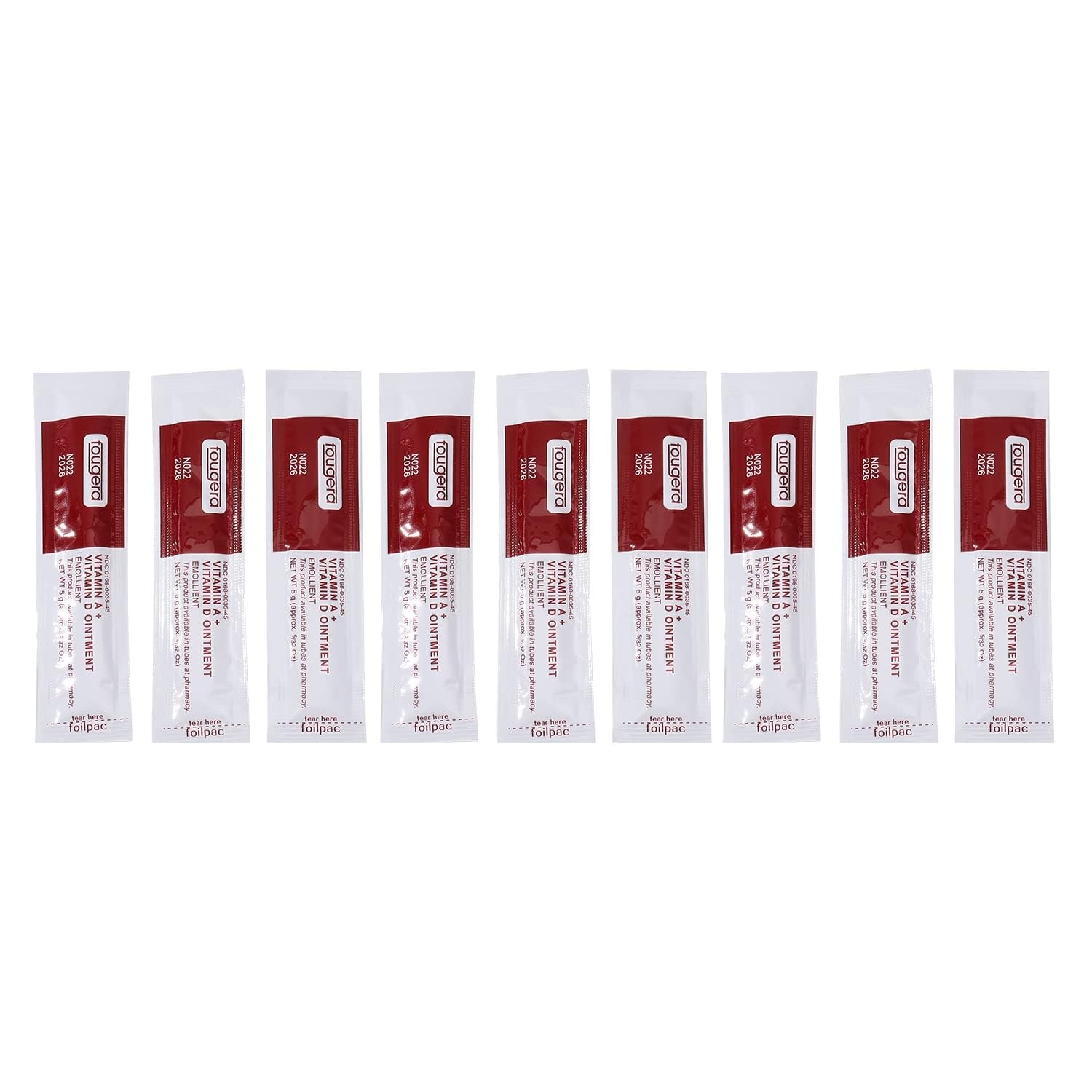 Hadiyah Fougera Permanent Makeup Healing Balm Cosmetic Tattoo Aftercare Vitamina a D Ointment Tattoo Aftercare Cream100pcs/ Bag