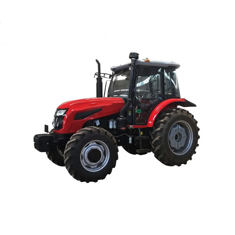 Dizel 6 silindirli motor 140Hp 4Wd çift aşamalı debriyaj tarım tekerlekli <span class=keywords><strong>traktör</strong></span> <span class=keywords><strong>kabin</strong></span> ile