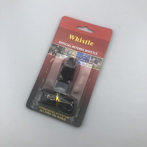 Haonan Department Store Whistle Plastic Official Referee Whistle With Lanyard For Sports Events - Product Image 3