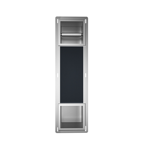 Porte-<span class=keywords><strong>papier</strong></span> hygiénique encastré au <span class=keywords><strong>design</strong></span> moderne en acier inoxydable 304 avec fonction de <span class=keywords><strong>rangement</strong></span> intégrée - Product Image 3