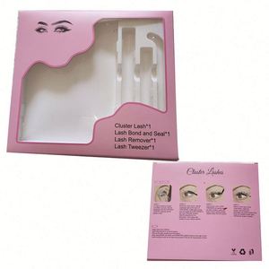 Customized Logo Printed Luxury Eyelash Paper Packaging <b>Box</b> Low MOQ <b>Empty</b> Glitter <b>Box</b> Container <b>for</b> Eyelash Packaging - Product Image 1