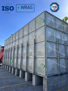Vente Flash : Réservoir de Stockage d'Eau Potable en Fibre de Verre (GRP/FRP/SMC) Certifié WRAS, <span class=keywords><strong>1000L</strong></span>, Connexion Boulonnée, Durée de Vie de Plus de 25 Ans - Product Image 5