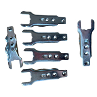 Pièces de tôlerie métallique sur mesure, fabrication en acier inoxydable, service OEM, tolérance de précision +/-0,07, MOQ 1 pièce