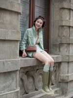 Sac à main élégant en cuir véritable pour femme avec protection RFID, broderie à rivets, convertible en sac à bandoulière, portable, mode automne