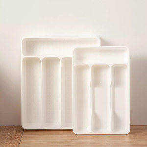 Nhà bếp muỗng dao nĩa ngăn kéo tách đa chức năng lưu trữ Organizer nhựa dao kéo Khay ngăn kéo lưu trữ - Product Image 6