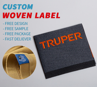 Étiquette en satin tissée découpée au laser de 25 mm, lavable, transfert thermique, autocollante, pour vêtements, couleurs et tailles personnalisées