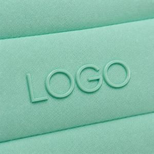 Wholesale Custom Neoprene Zipper Pouch with 3D Silicone Logo Lightweight Cosmetic <b>Bag</b> for Makeup Storage Travel and Gifts - Product Image 6