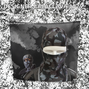 2025 suoer Sports High Quality <b>Balaclava</b> Ski Knitted Full Face Covering Unisex 100% Polyester Model Suoer-ED101 Head - Product Image 2