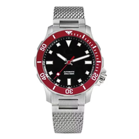 Montre automatique de plongée au design original, saphir, luminescence, revêtement antireflet, lunette en céramique, étanche, montre-bracelet pour homme