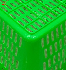 560*395*198mm ev özelleştirilmiş renk örgü plastik güçlü dikdörtgen elekler ve süzgeçler pirinç mutfak için yıkama - Product Image 5