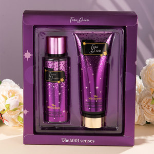 Socked 1001 Senses Tamaño regular 250ml Body Mist y 236ml Crema corporal Hidratante Cuidado DE LA PIEL Regalo Perfume Set de regalo - Product Image 3