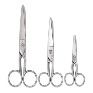 Ciseaux de bureau entièrement en acier, outils de coupe de papier en acier inoxydable de 4, 5, 6, 7, 8 pouces pour la maison et le bureau - Product Image 5